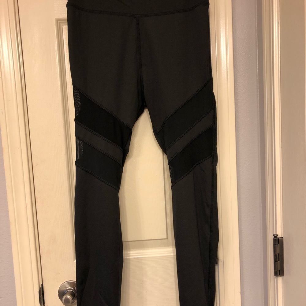 Black and see through leggings! Size Small